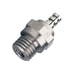 O.S. No.8 Glow Plug Long Medium Air/Car