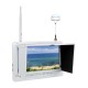Feelworld FPV-718 5.8G 7" FPV Monitor with Built-in Dual 32Ch Diversity Receivers (Black/White)