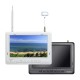 Feelworld FPV-718 5.8G 7" FPV Monitor with Built-in Dual 32Ch Diversity Receivers (Black/White)