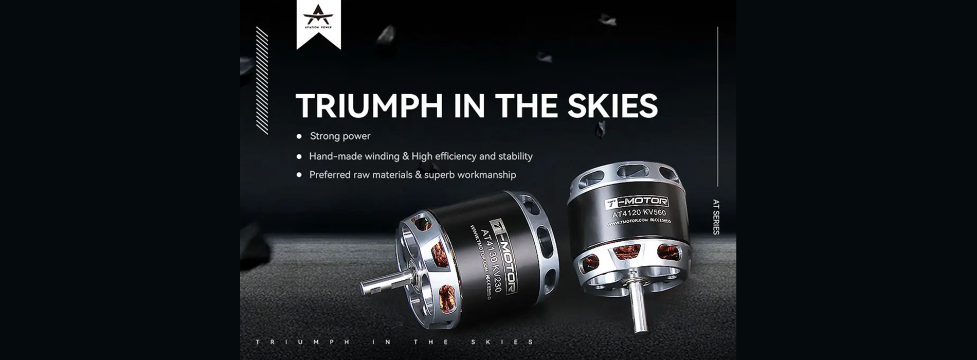 Skywalker, the global classic and special-purpose FPV aerial vehicle, has been new upgrading. It has high efficiency with T-tail fin, strong aerodynamic performance.